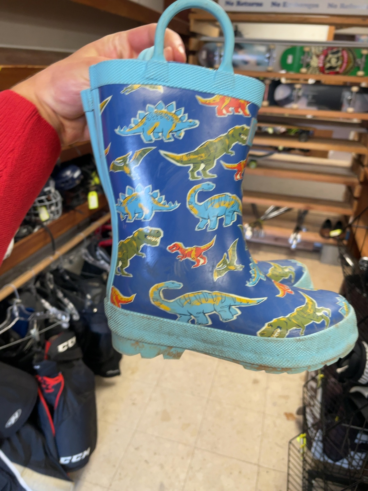 Hatley Dinos Size 11C Rain Boots
