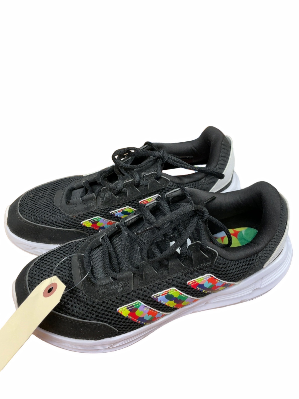 Adidas Size 8 Sneakers Black Multi - image 1