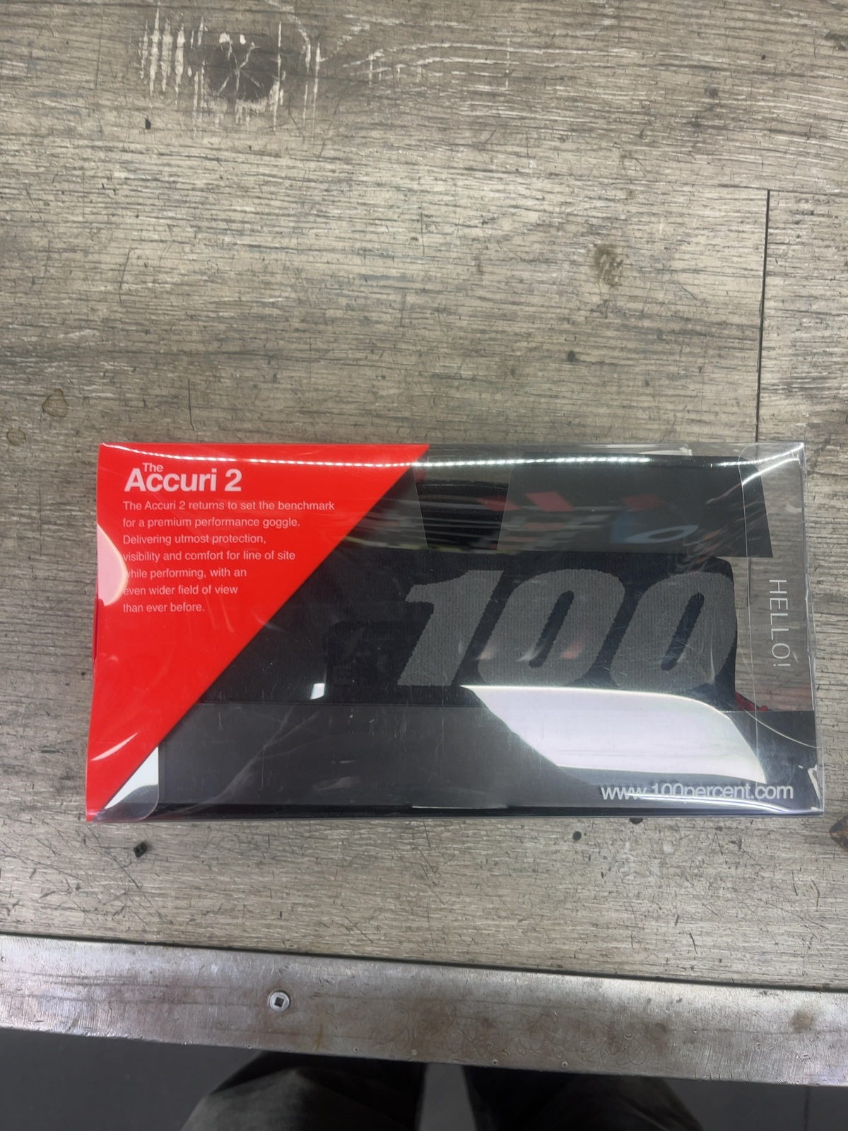 100% Accuri 2 Mountain Bike Goggles Black New