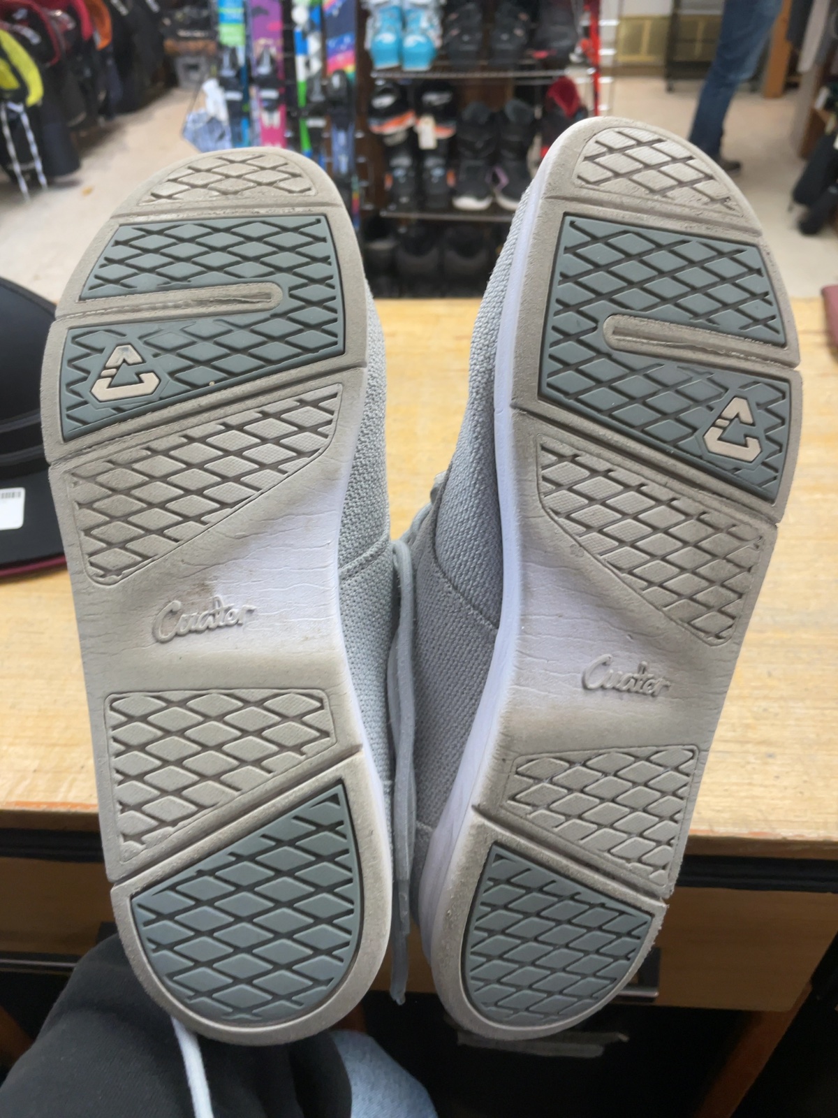 Cuater 4MT111 Size 12 Grey Knit Sneakers