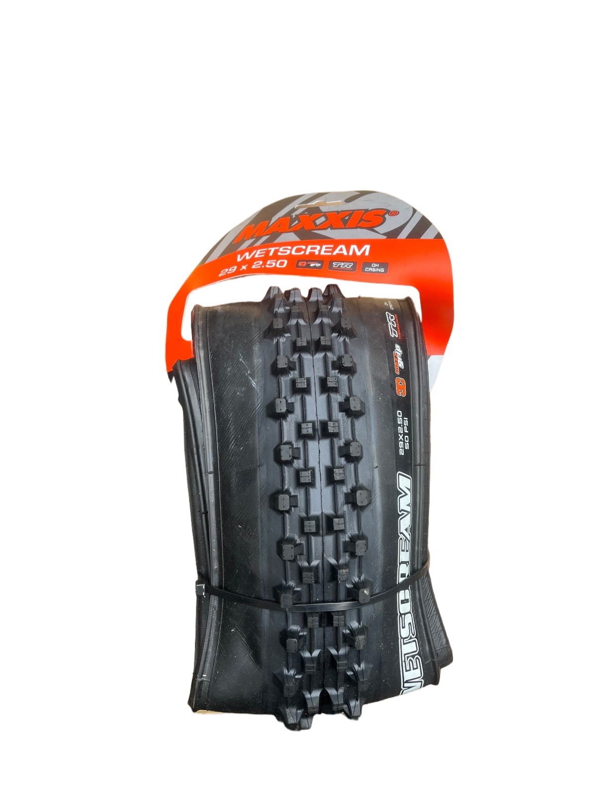 Maxxis WetScream Tire 29x2.50 DH Casing 3C Maxx Grip Black New - image 1