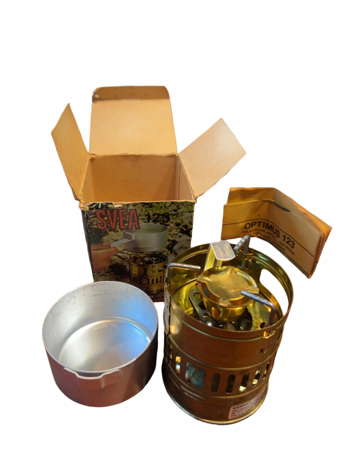 Optimus Svea 123 Vintage Backpacking Stove New In Box - image 1