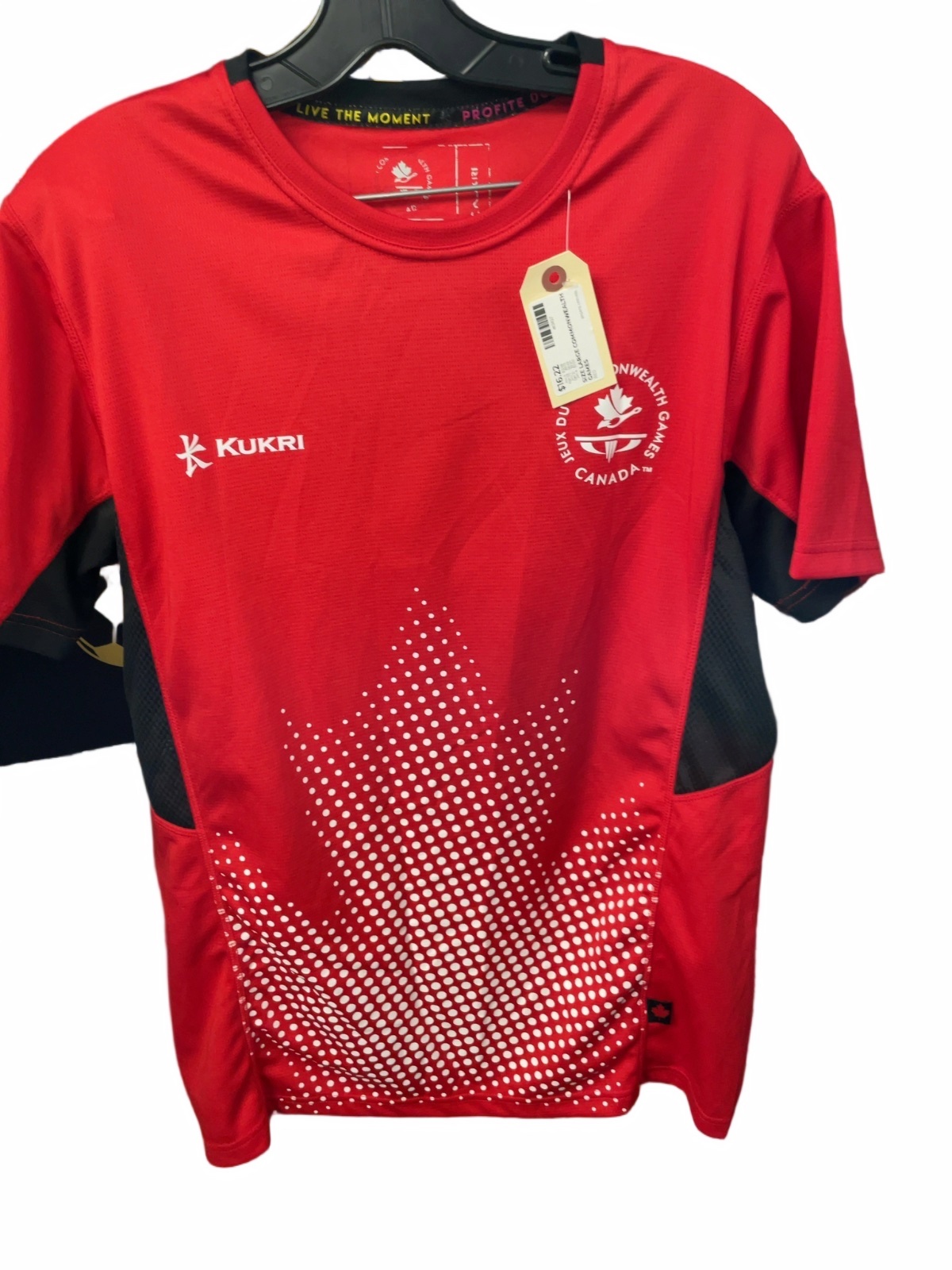 Kukri Gold Coast 2018 Commonwealth Games Canada T-Shirt Size L