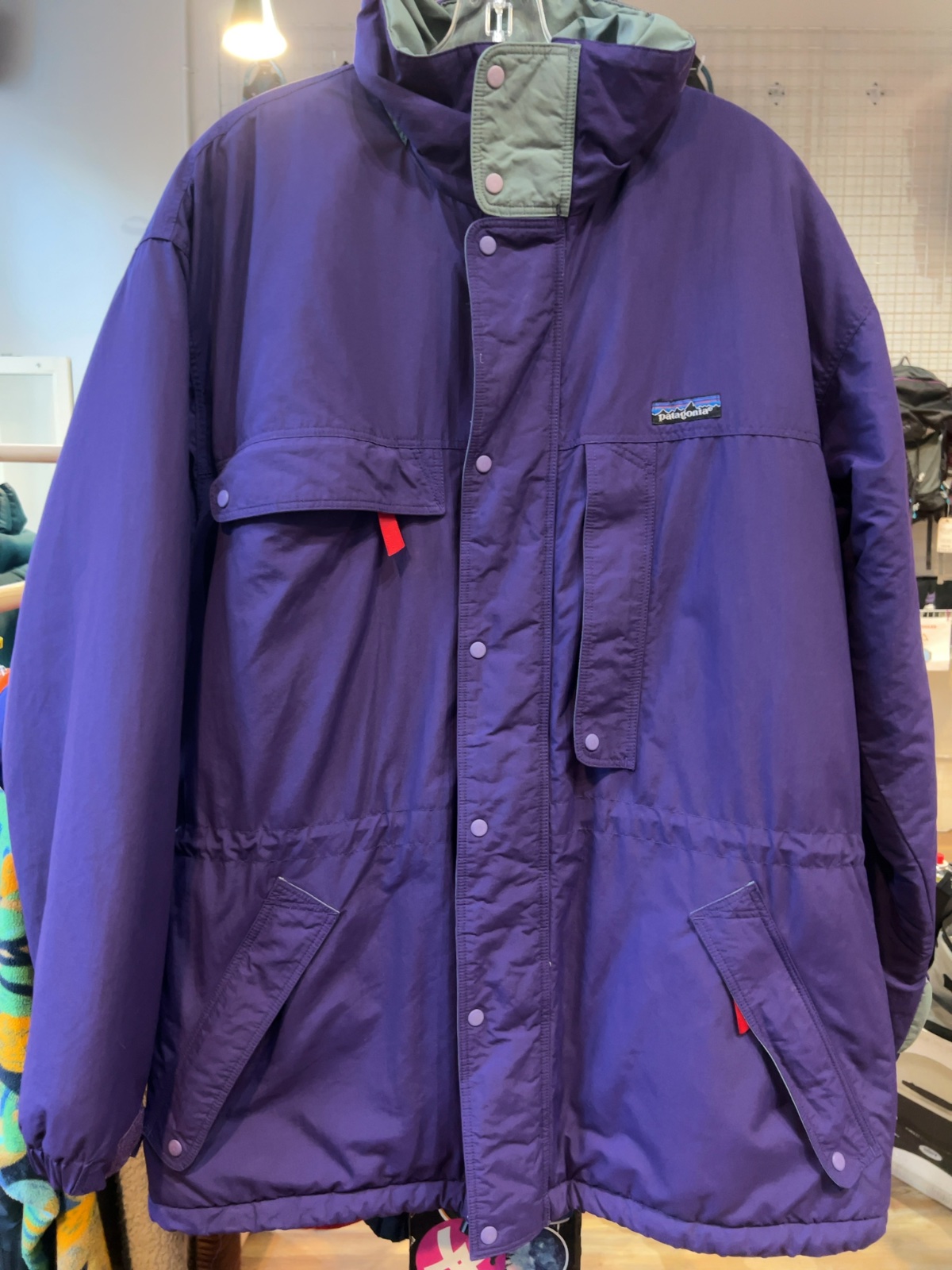 Patagonia Vintage Ski Jacket Purple Good L
