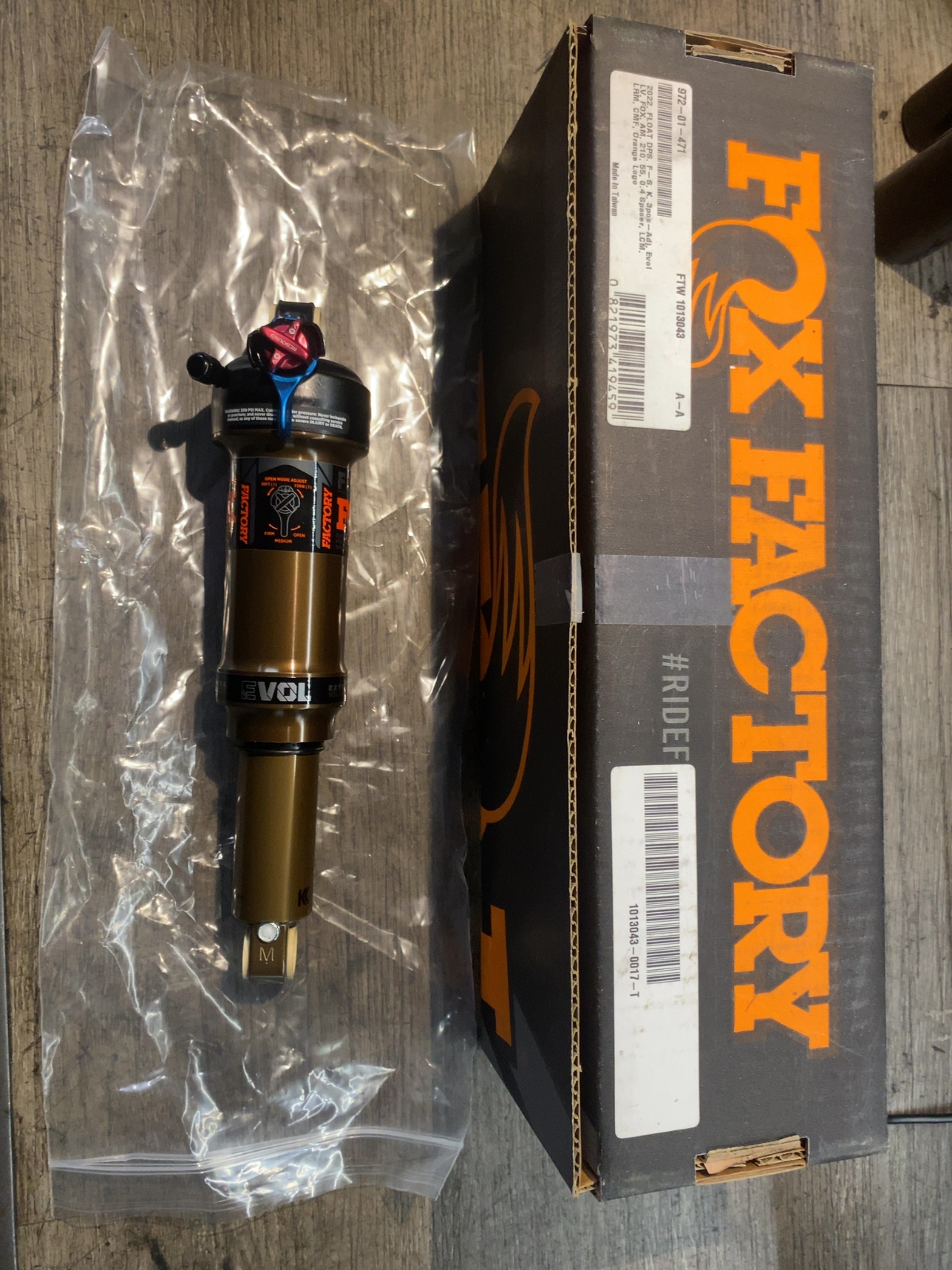 Fox Racing Shox Float DPS Factory Series Rear Shock 210x55 Kashima New in Box