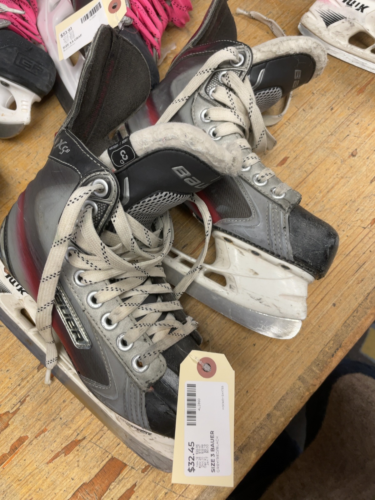 Bauer Vapor Size 3 D Ice Hockey Skates