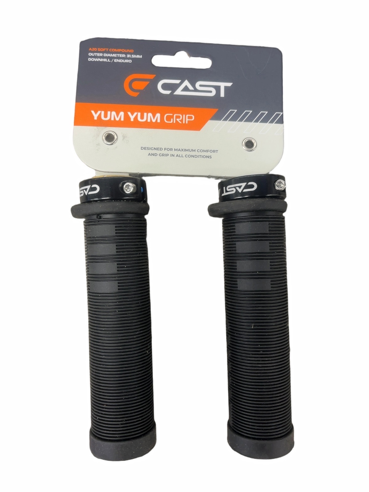 CAST Yum Yum Grip Handlebar Grips 31.5mm Black New