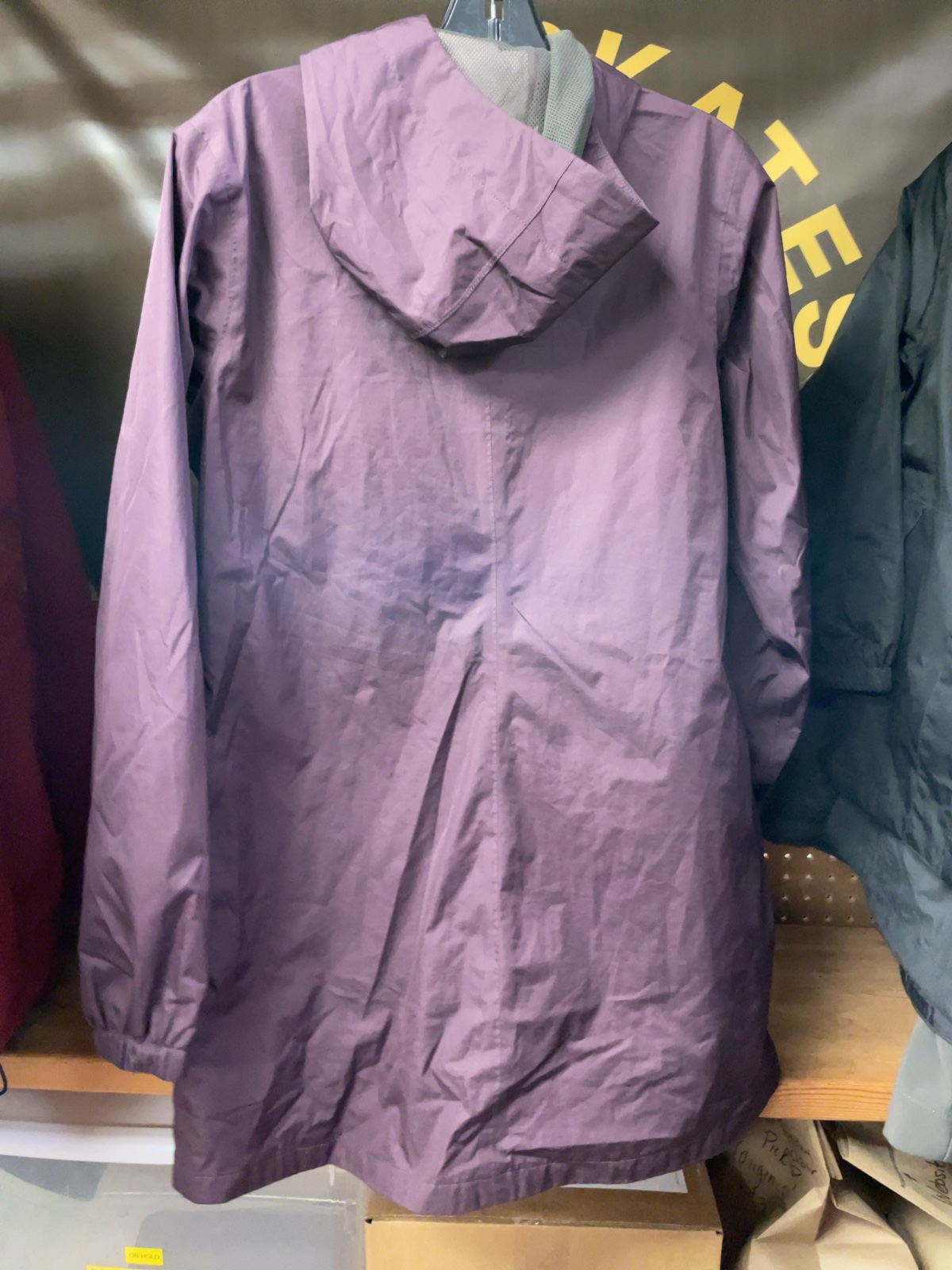 Mountain Equipment Company Size Youth 16 Hooded Rain Jacket Purple
