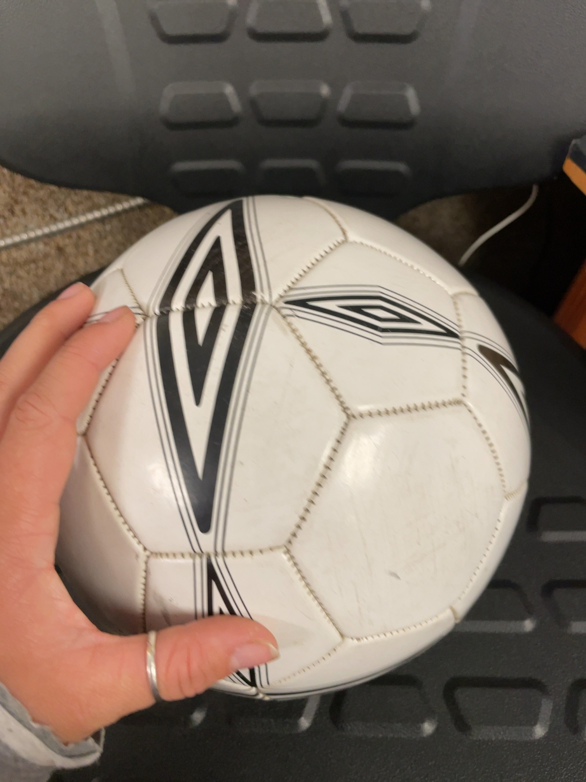 Umbro Soccer Ball Size 5 Black / White