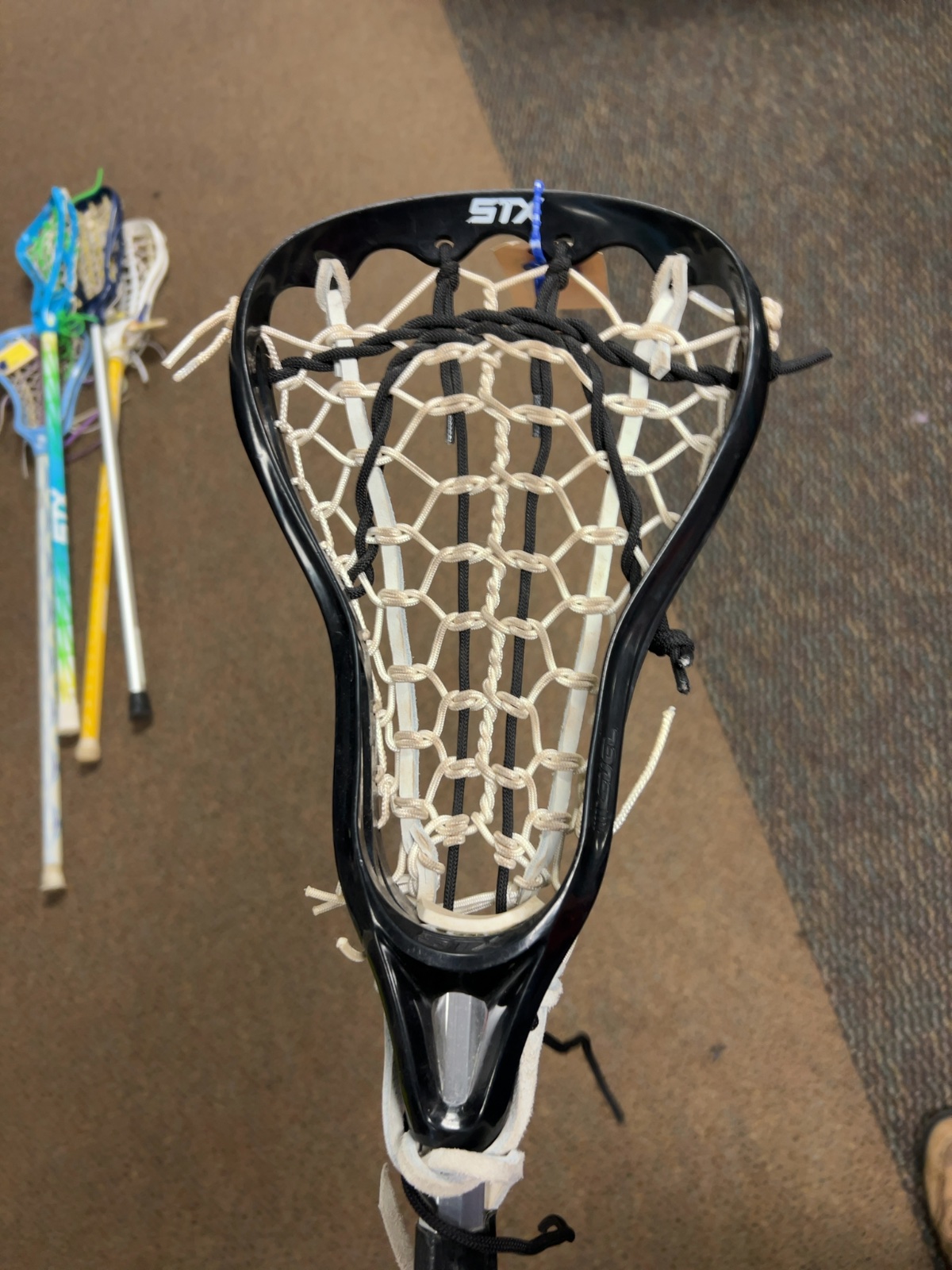 STX Lacrosse Stick Black / Silver / Purple Good