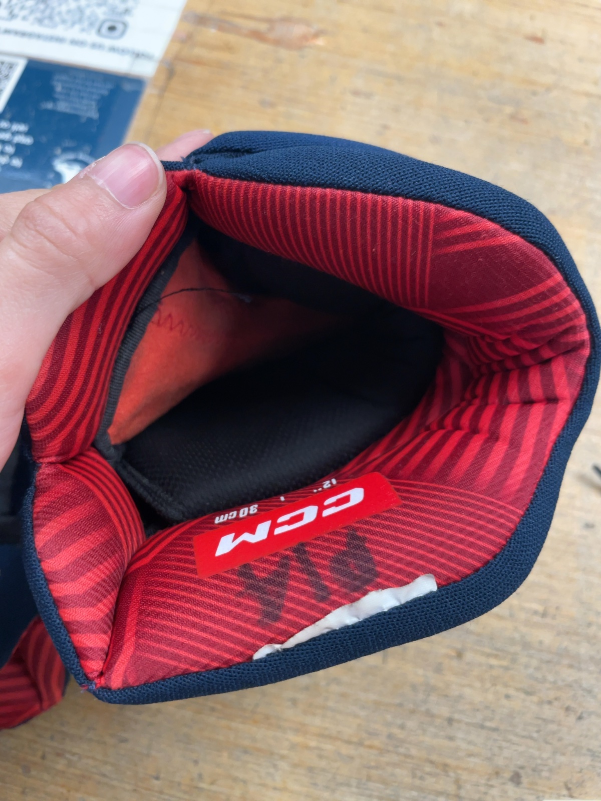 CCM NEXT 12" Hockey Gloves Navy/White/Red