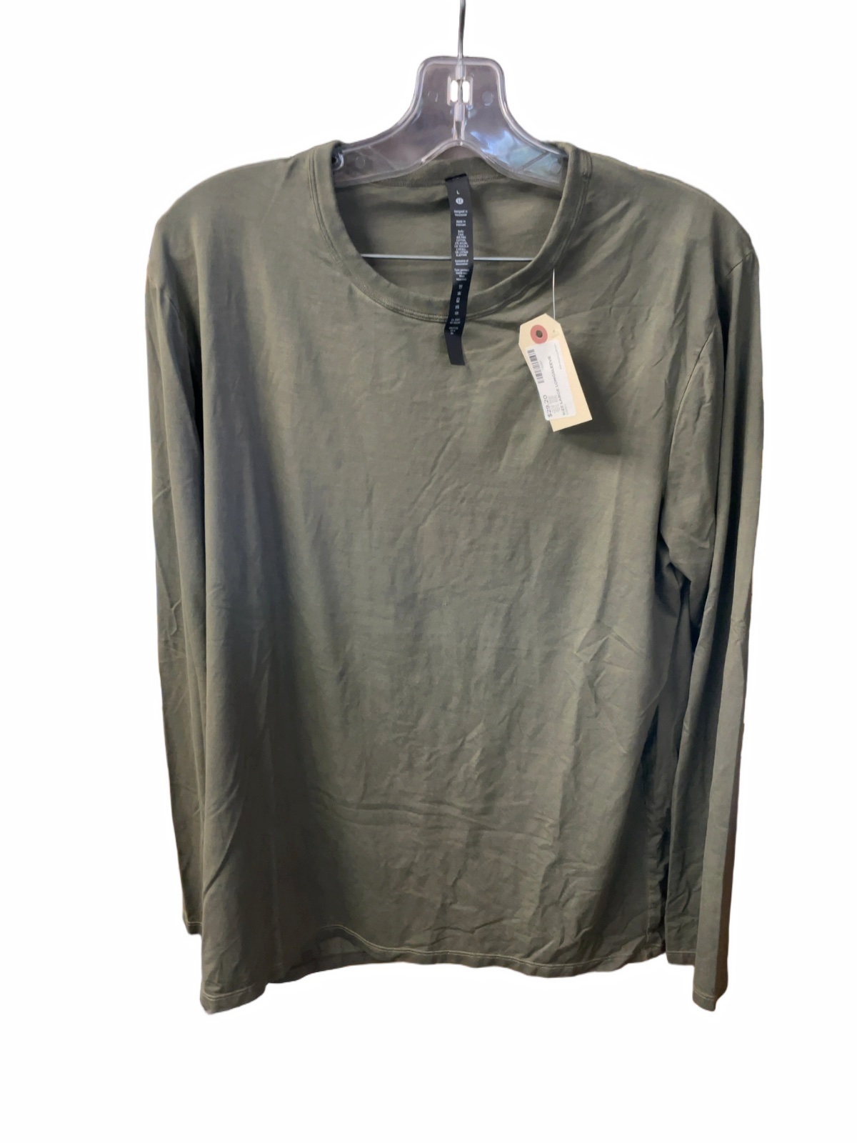 lululemon Size L Long Sleeve Shirt Green