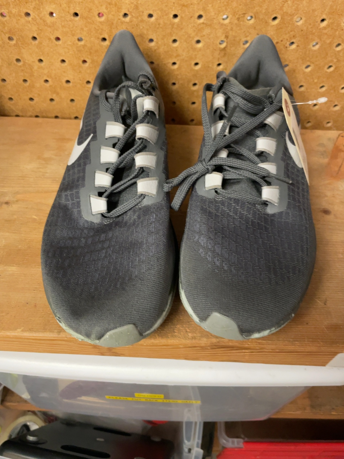Nike Air Zoom Pegasus 37 Size 10 Grey Running Shoes