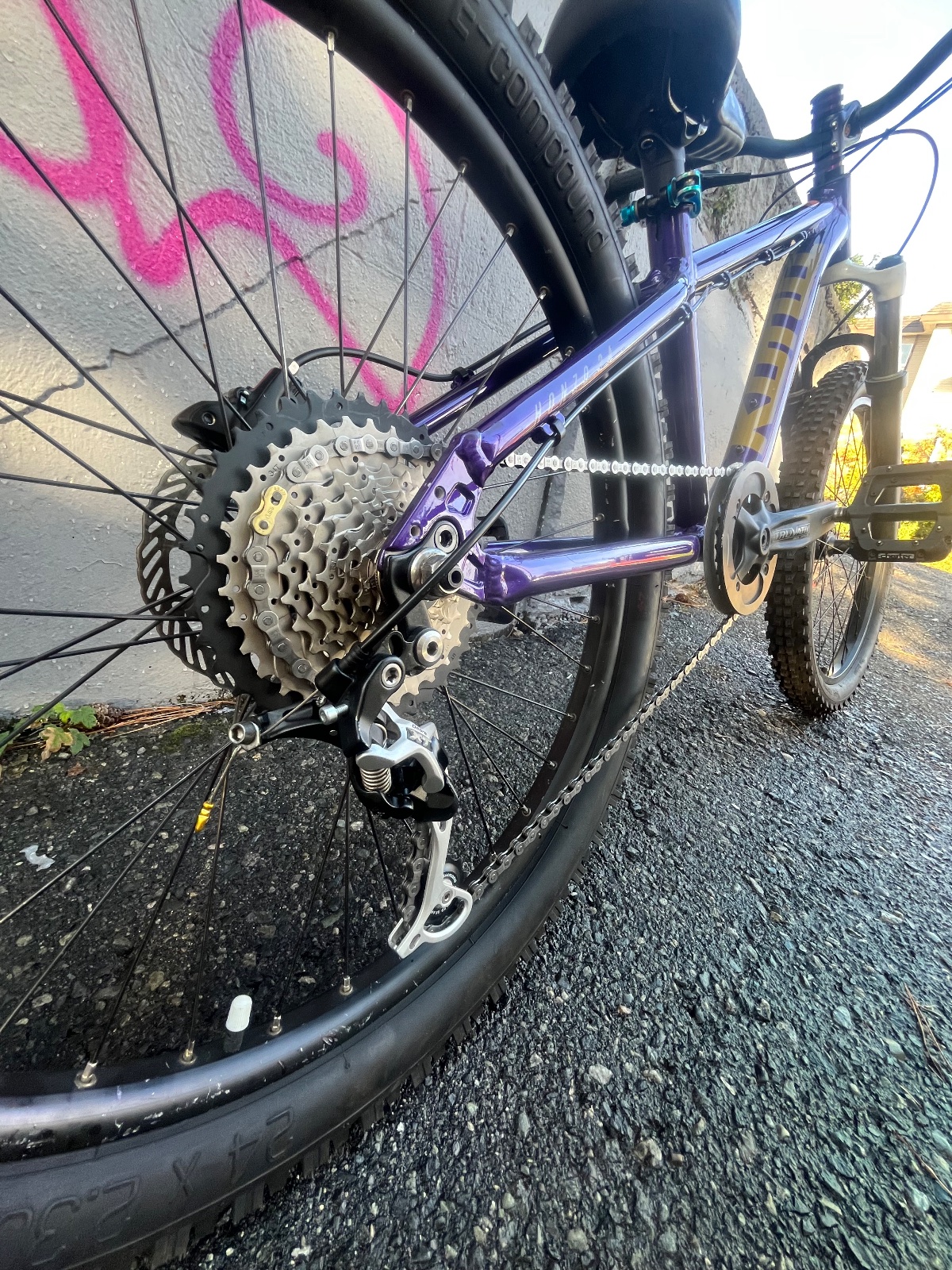 Kona Honzo 24" Kids Mountain Bike Purple New