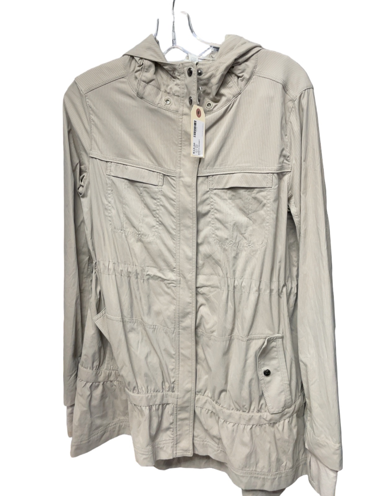 Lululemon Women's Size 6 Hooded Jacket Beige - image 1