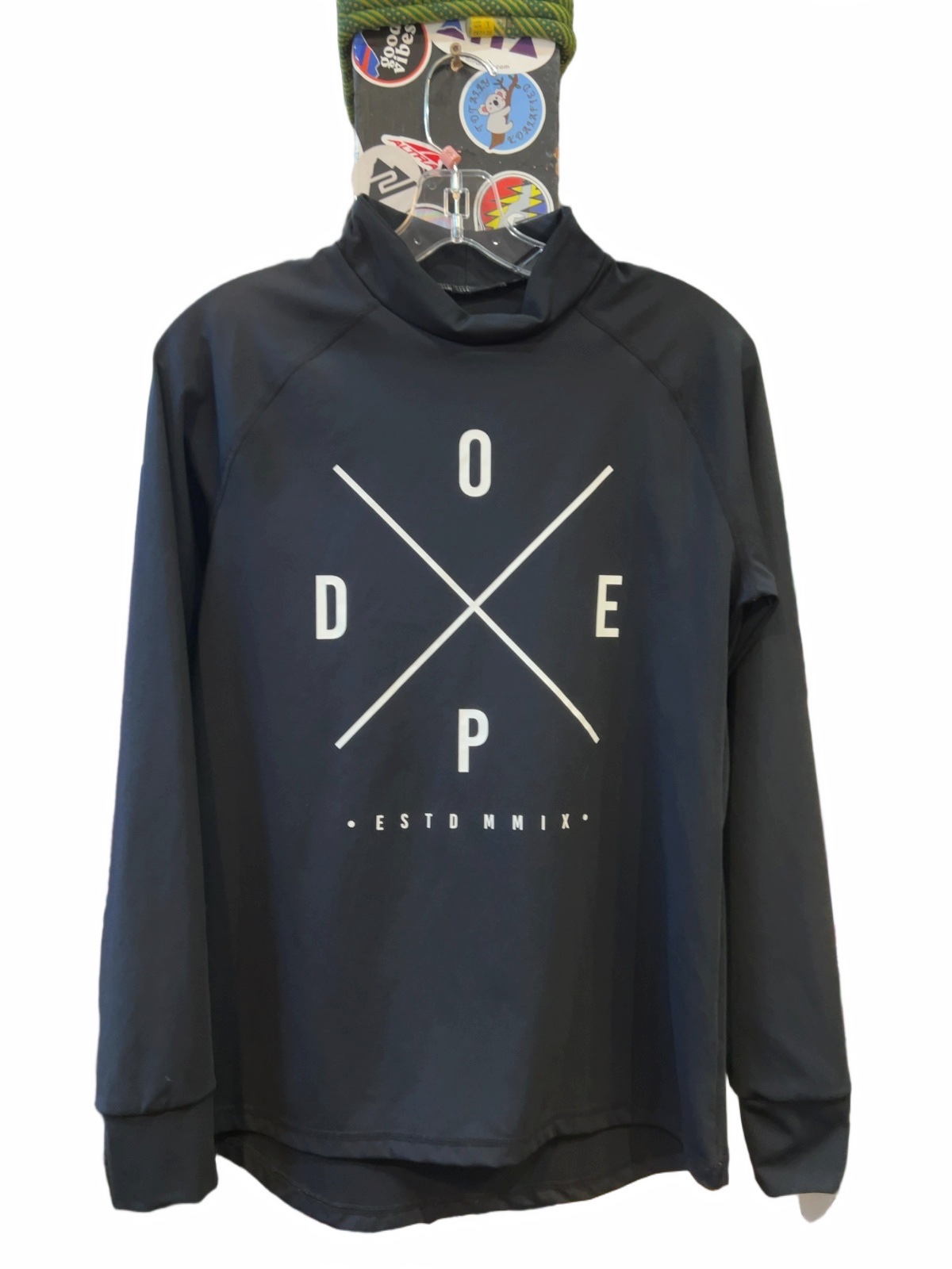 Dope Snow Snuggle Base Layer Top Black Good S