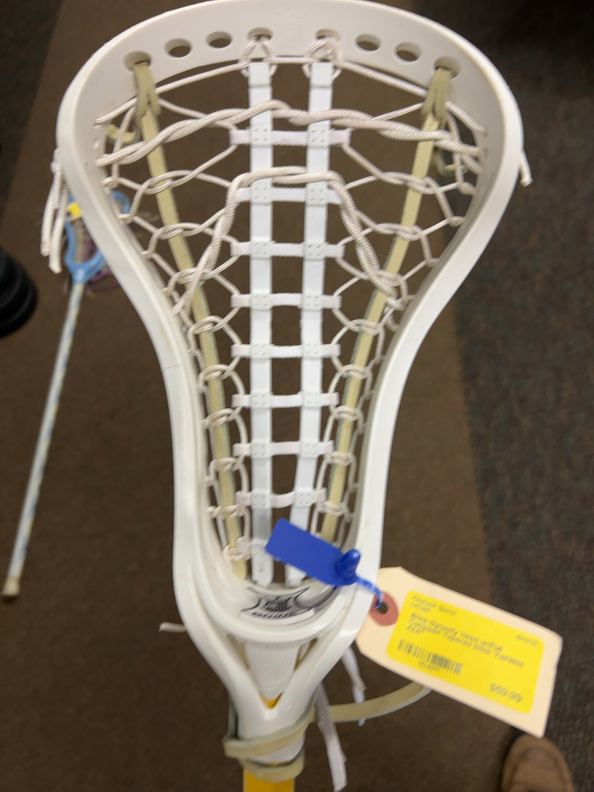 Brine Dynasty Head With Full Composite Tapered Shaft Complete Women's Lacrosse Stick Good 42.5"