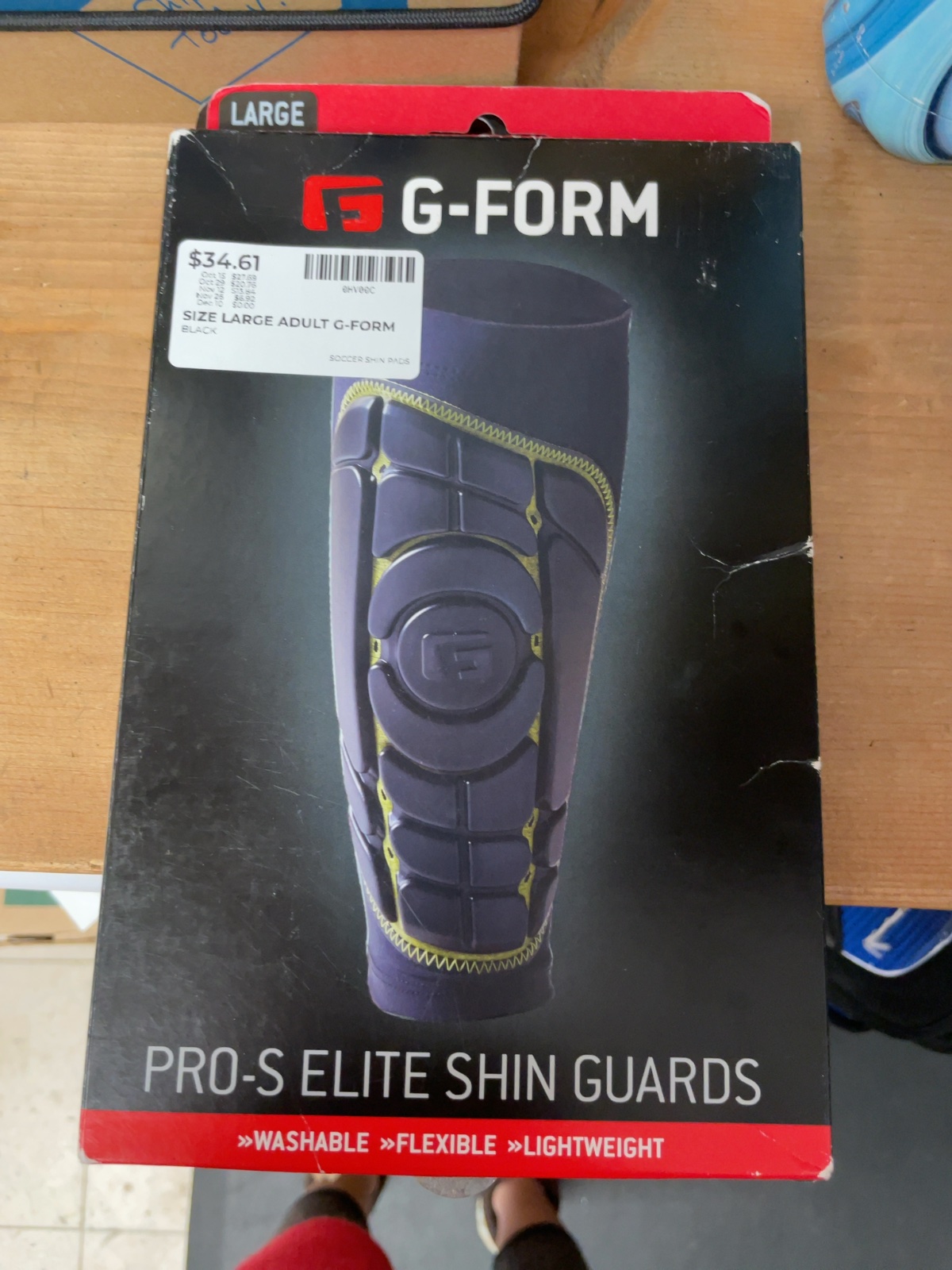 G-Form Pro-S Elite Shin Guards Size L