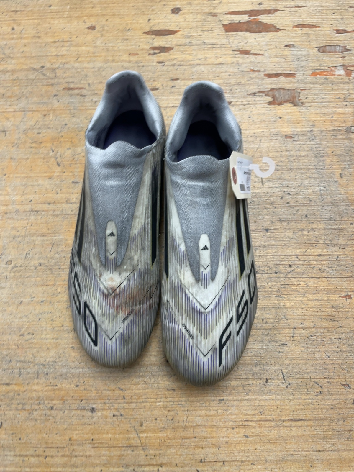 Adidas F50 Laceless FG Soccer Cleats Size 8.5 US