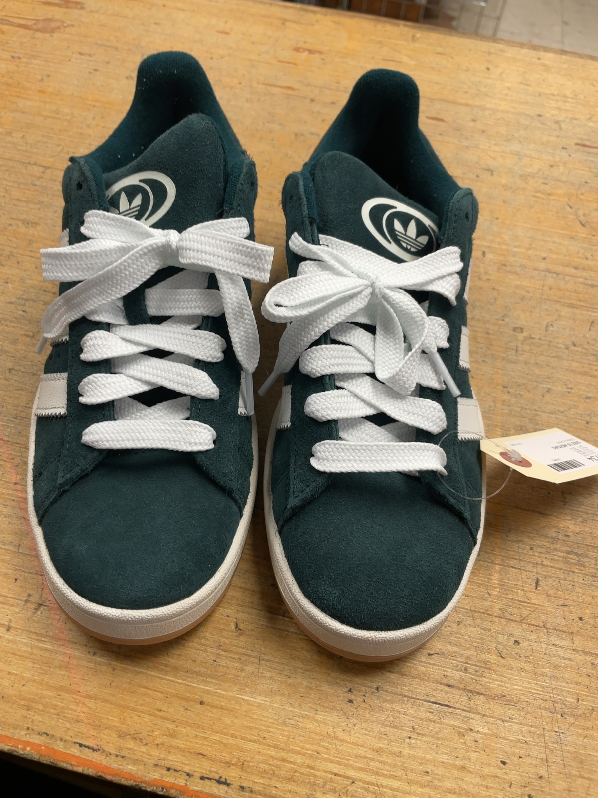 Adidas Campus 00s Size 10 US Dark Green / White