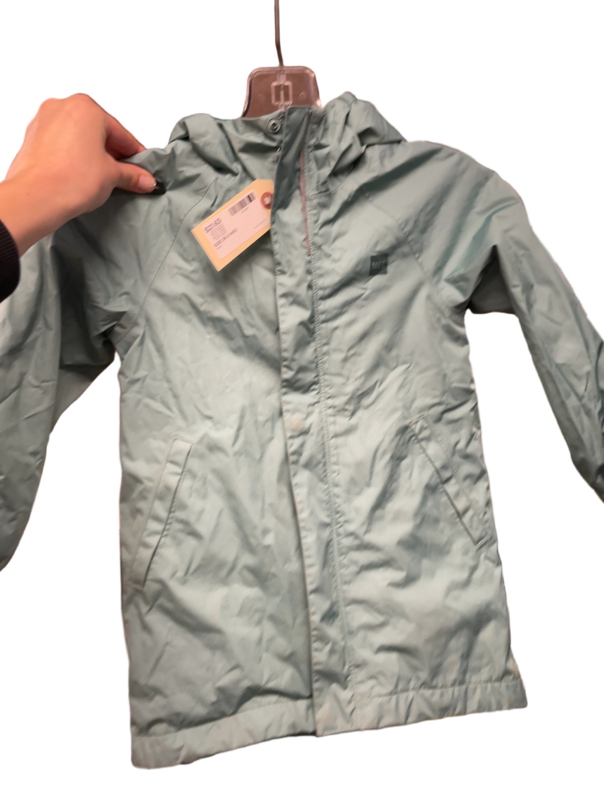MEC Size 5 Fleece-Lined Hooded Rain Jacket