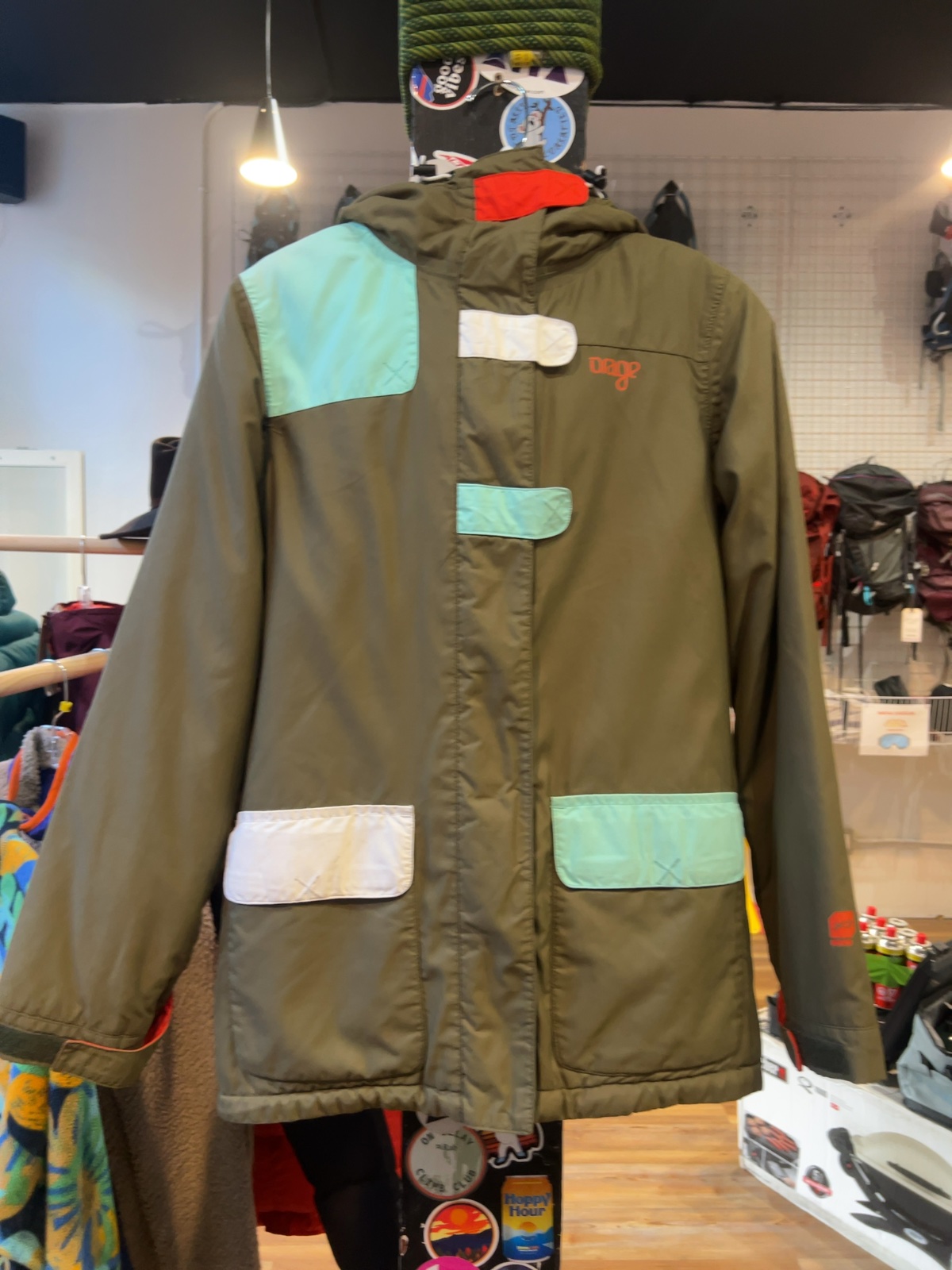 Orage 3 In 1 Snow Jacket Olive Green Women's XS