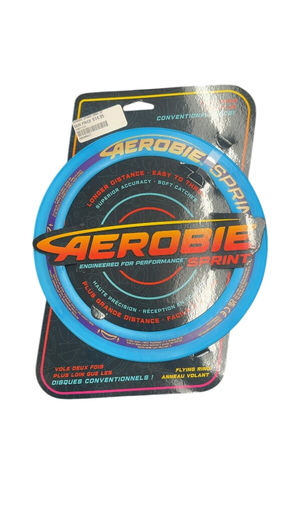 Aerobie Flying Ring Sprint Blue New 10" - image 1
