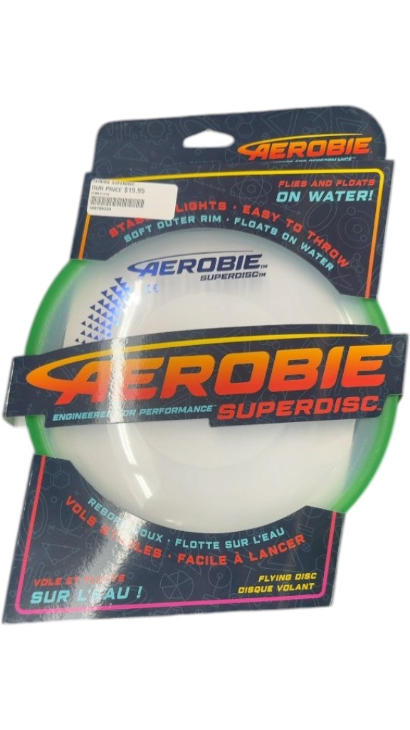 Aerobie Superdisc Flying Disc Green New - image 1