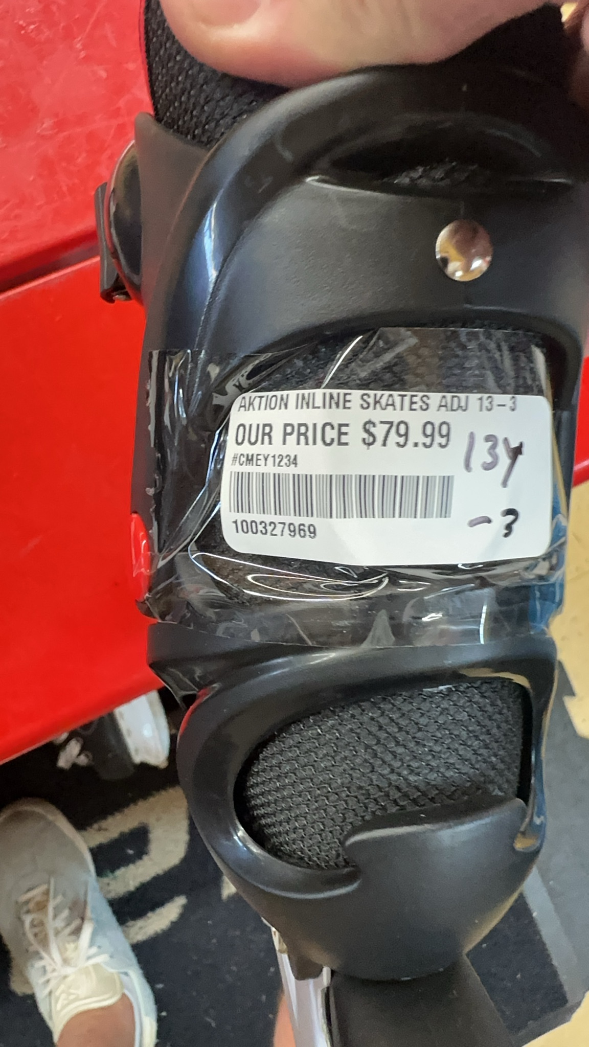 Aktion Adjustable Youth Inline Skates Size 13-3