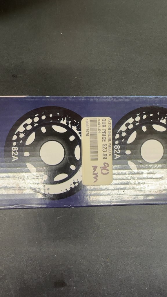 Aktion Inline Wheels 82A New 90mm Set of 4