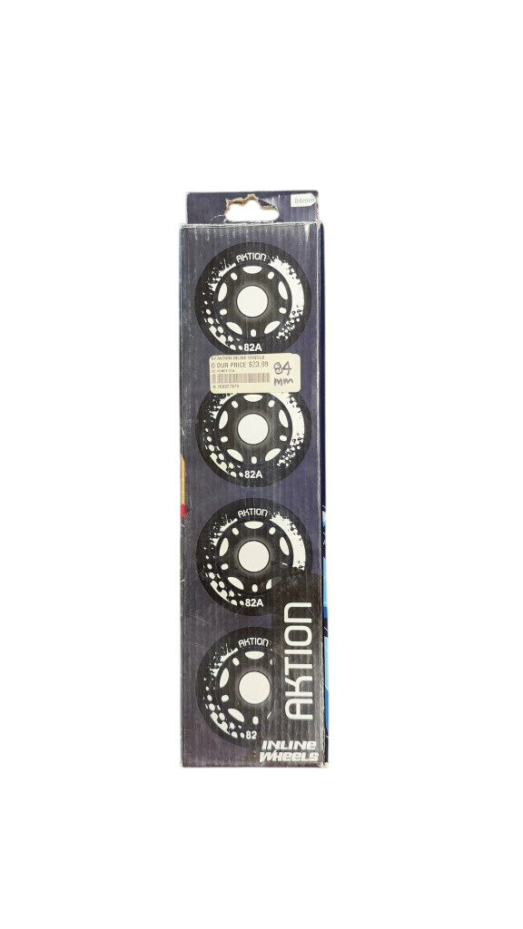 Aktion Inline Wheels 84mm 82A Set of 4 New - image 1