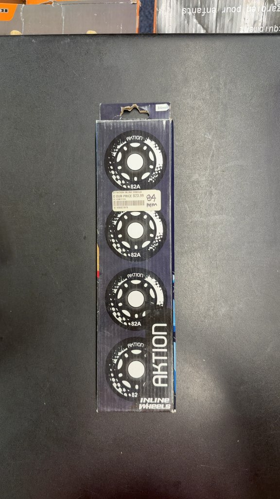 Aktion Inline Wheels 84mm 82A Set of 4 New