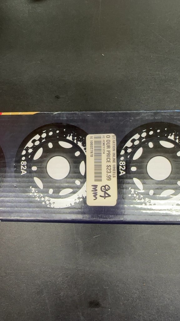 Aktion Inline Wheels 84mm 82A Set of 4 New