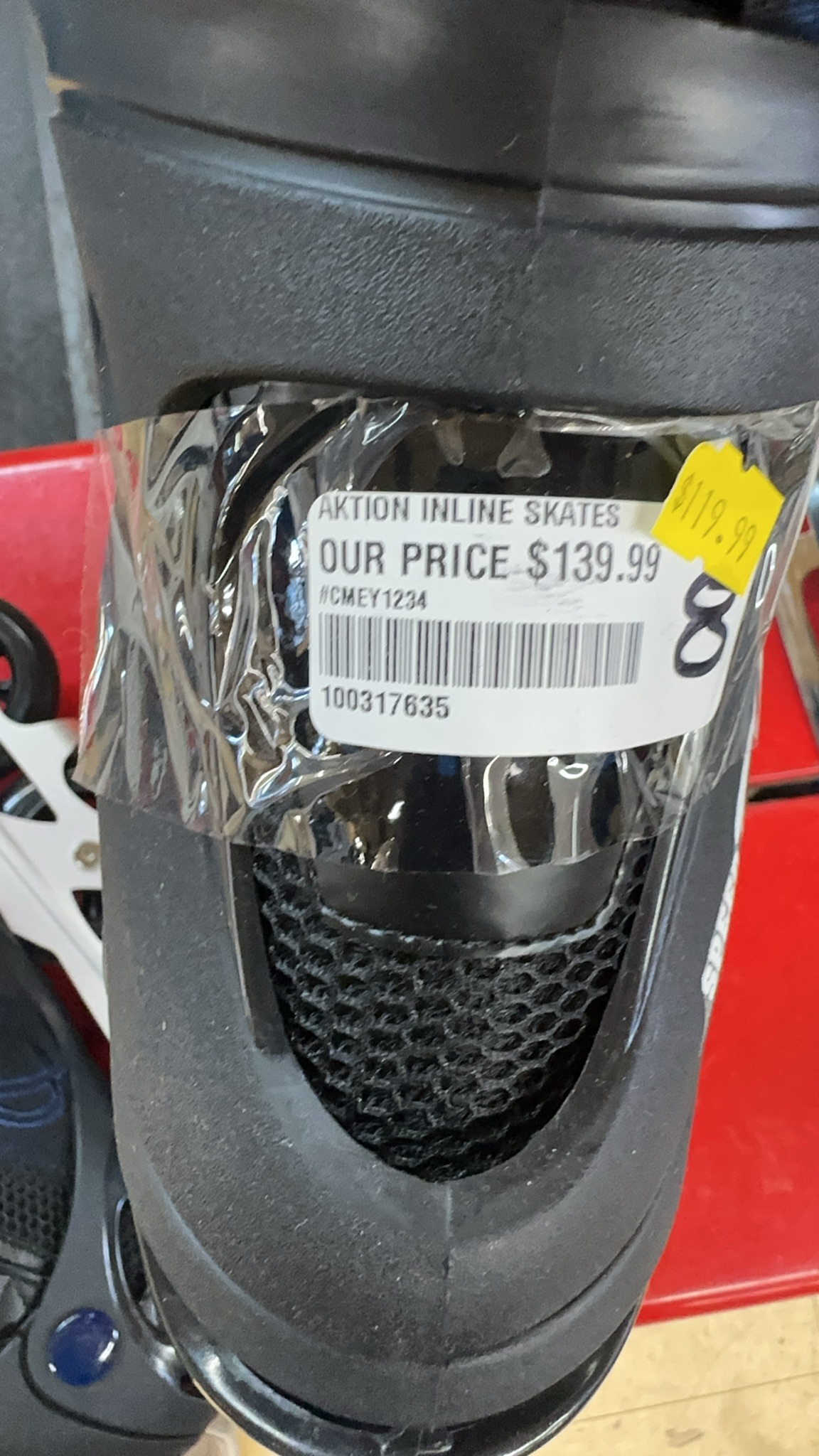Aktion Speed Like Wind Inline Skates - Size 8