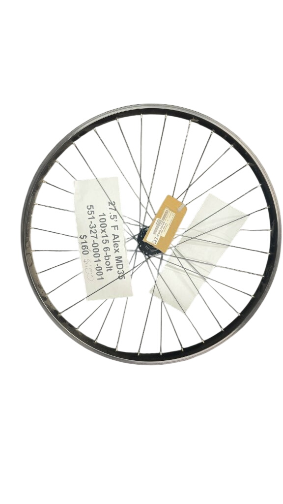 Alex MD35 27.5" Front Bike Wheel - 100x15mm 6-bolt