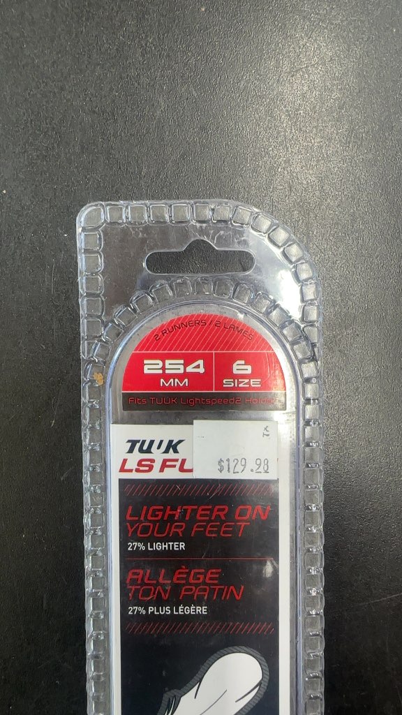 Bauer Tuuk LS Fusion Hockey Skate Runners New Size 6 254mm