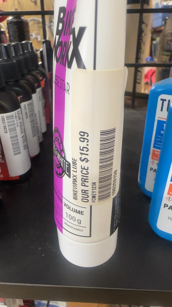 Bike Workx Lube Star Synthetic PTFE Grease New 100g