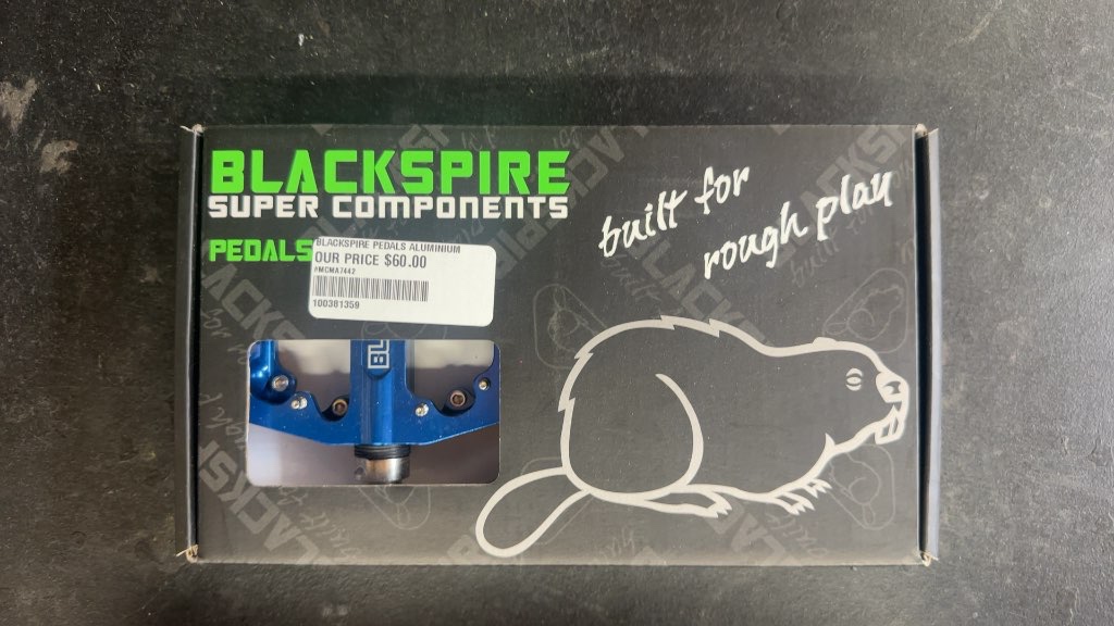 Blackspire Super Components Aluminium Pedals Blue-New