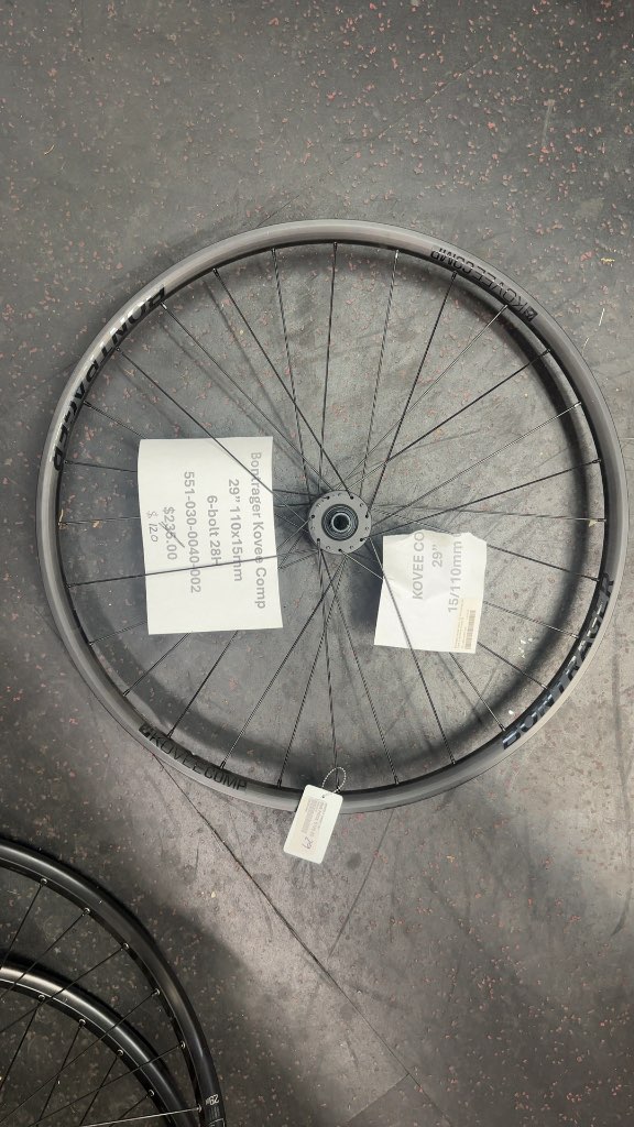 Bontrager Kovee Comp 29" 110x15mm 6-Bolt Front Wheel