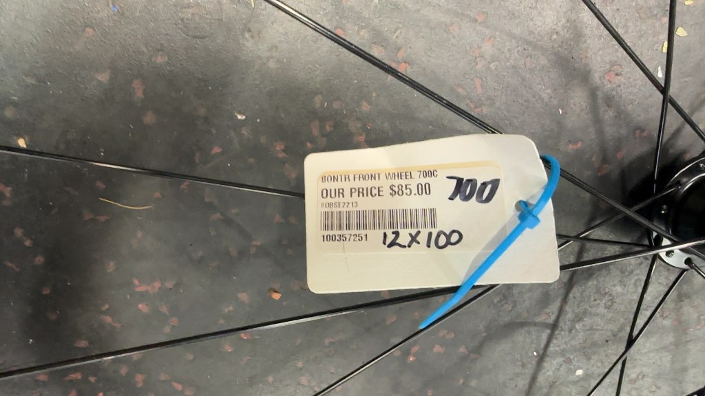 Bontrager Paradigm 700c Front Wheel 12x100