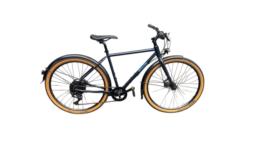 Breezer Doppler Cafe Plus Commuter Bike Navy Blue-New 49cm - image 1