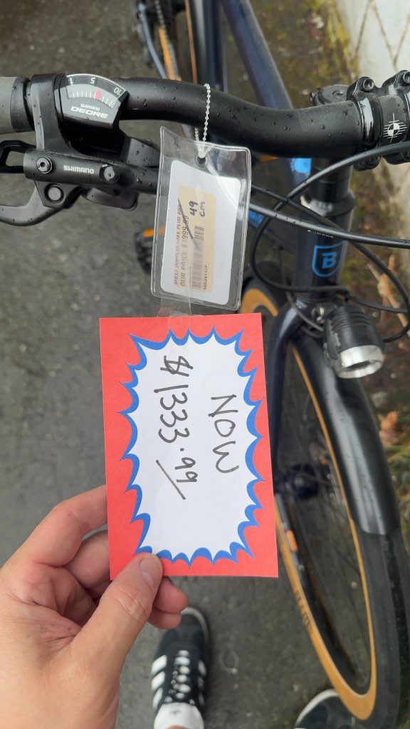 Breezer Doppler Cafe Plus Commuter Bike Navy Blue-New 49cm