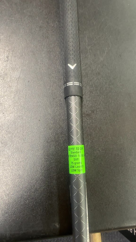 Callaway Elyte Triple Diamond Driver 12.0° Tensei 1K Black Stiff-New