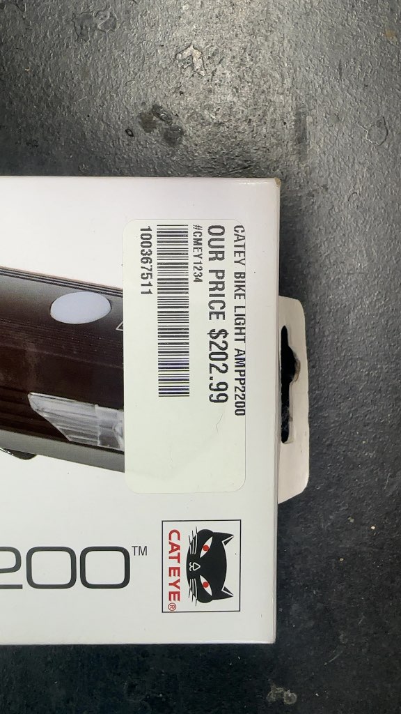 CatEye AMPP2200 Bike Light 2200 Lumens USB-C New in Box