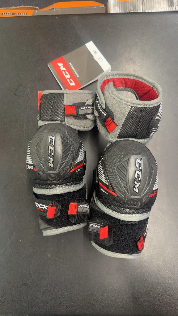 CCM Hockey Elbow Pads JetSpeed 390 Junior Medium-new