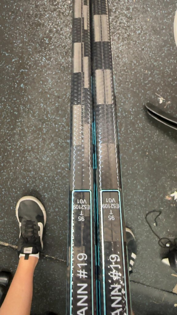 CCM Pro Stock Hockey Sticks - McCann #19 - 95 Flex - two pack