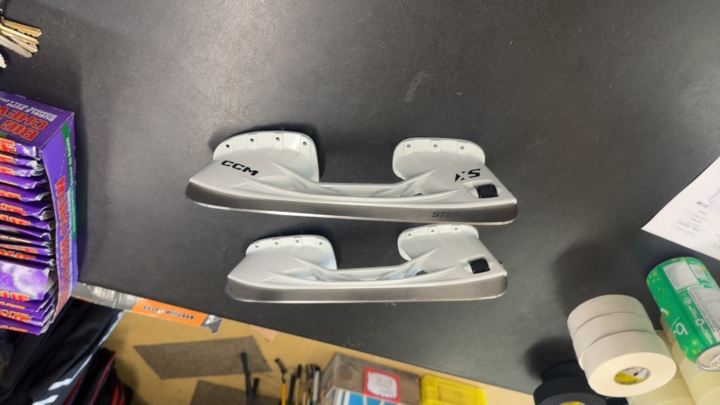 CCM Speedblade XS Hockey Skate Holders with Step Steel Runners New 287