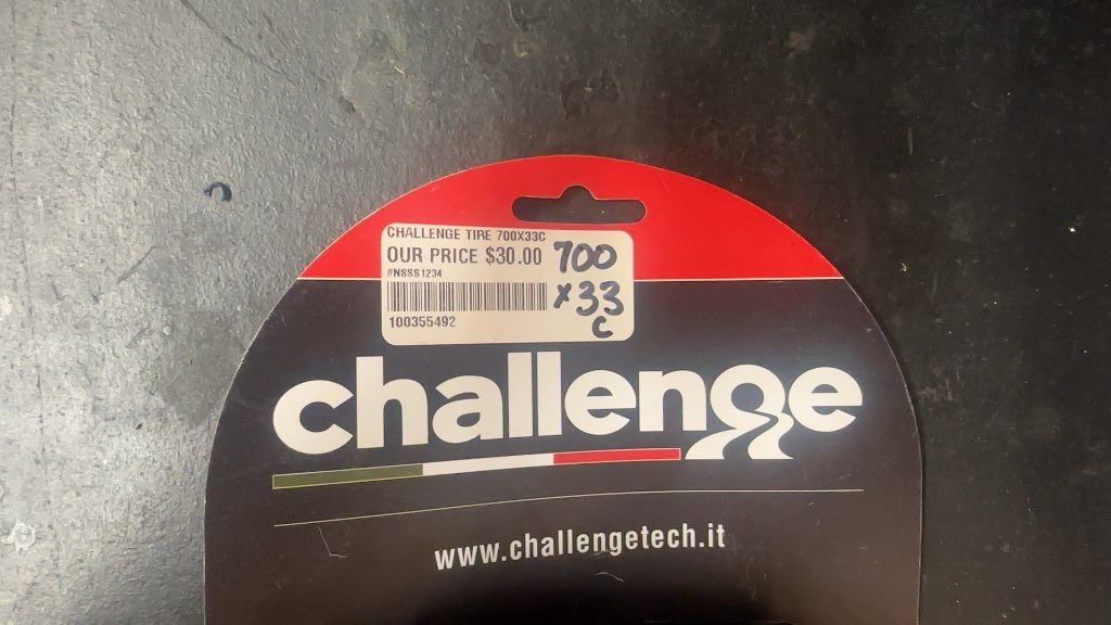 Challenge Bike Tire Chicane Race Series New 700x33c