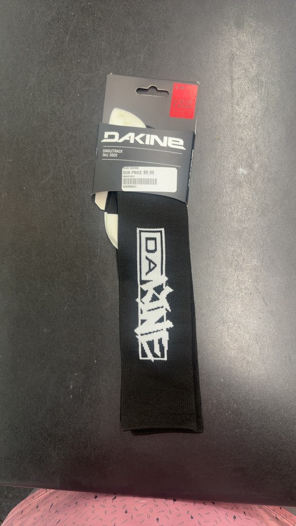 Dakine Singletrack Tall Socks New S-M Black - image 1