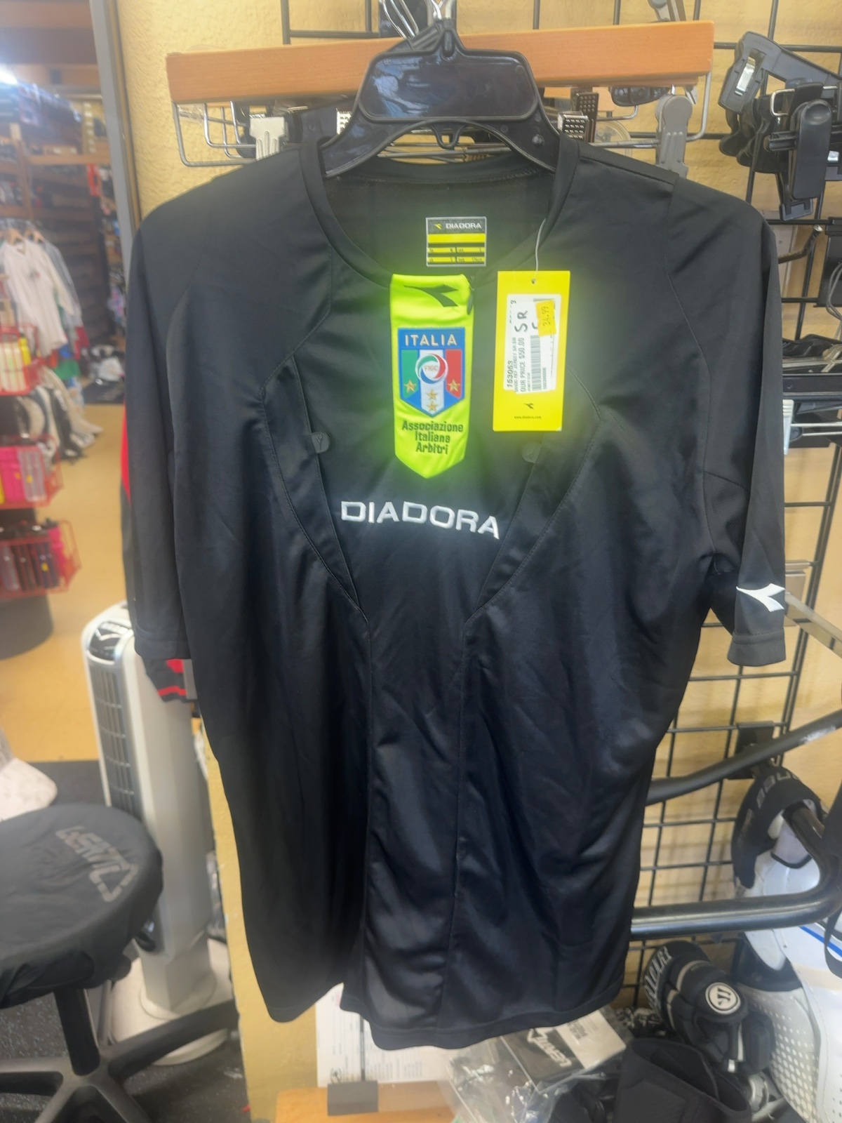 Diadora AIA Italy Referee Jersey - Senior Small brand new with tags